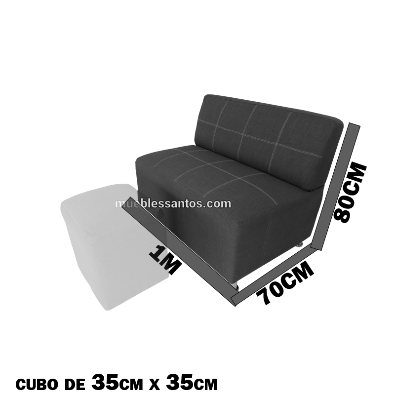 Sofá + Descansa pies