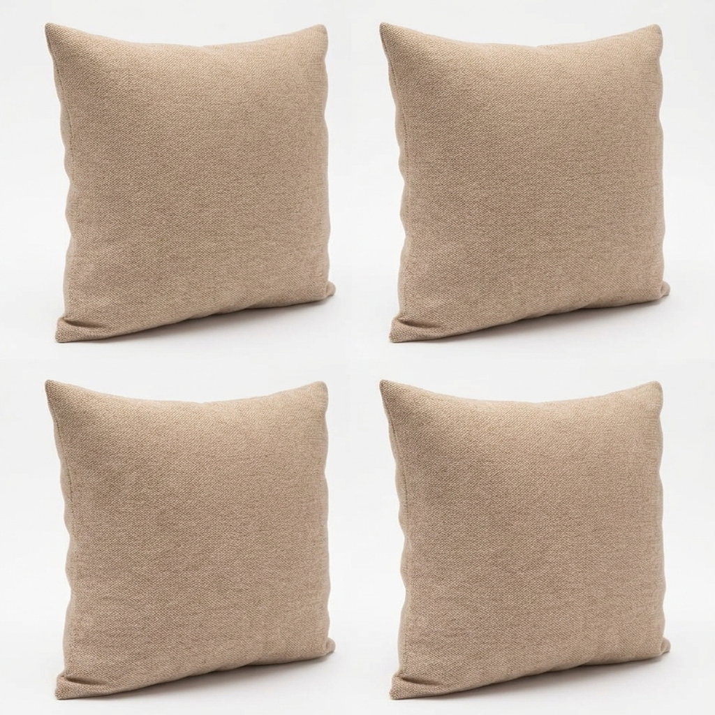 SET DE COJINES DECORATIVOS (4) GRIS