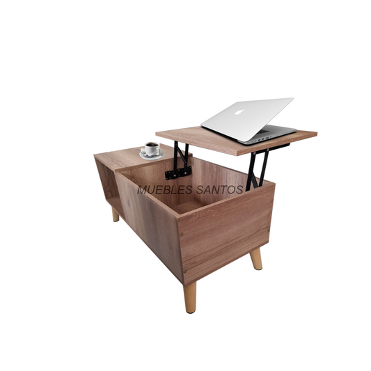 MESA DE CENTRO ELEVABLE